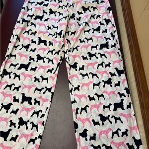 PINK Victoria's Secret Dog Print Pajama Pants